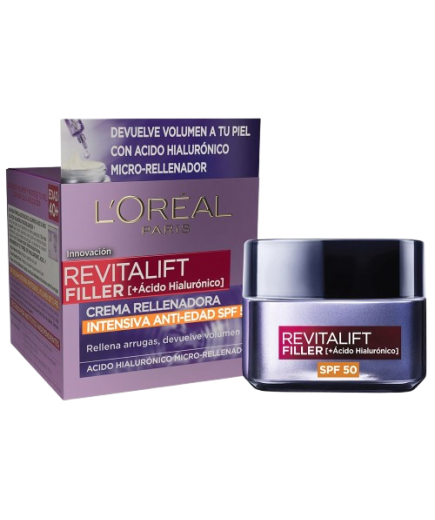 CREMA FACIAL LOREAL REVITALIFT FILLER DIA 50ML