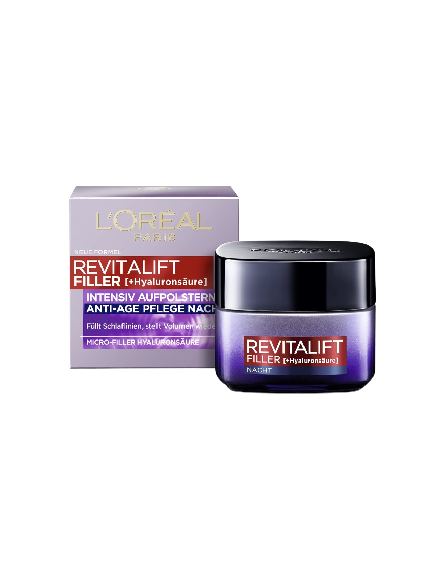 CREMA FACIAL LOREAL REVITALIFT FILLER NOCHE 50ML