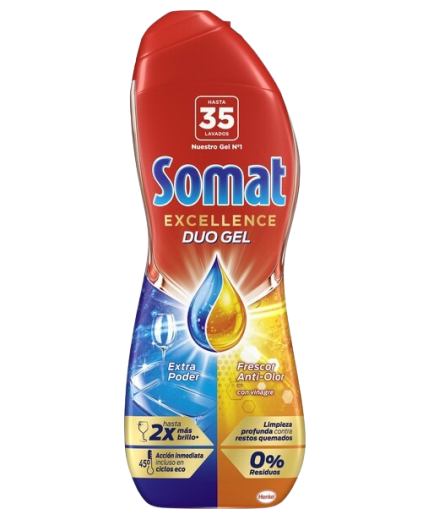 LAVAVAJILLAS SOMAT GEL C/VINAGRE 35 LAV B/560ML