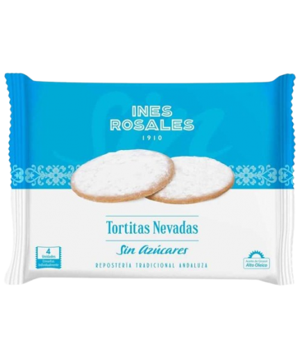 TORTITAS NEVADAS INES ROSALES S/AZ 120GRS P/4 UD