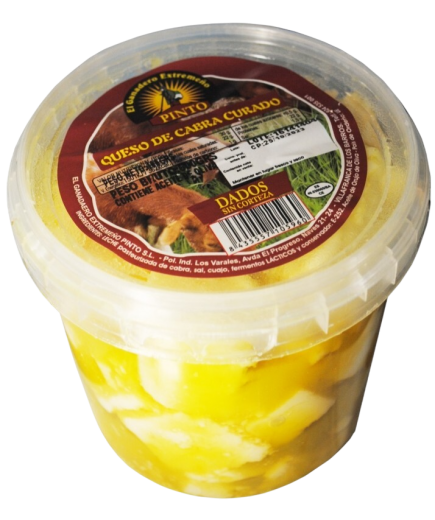 QUESO CABRA CURADO PINTO CUBO 500G