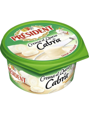 QUESO CREMA CABRA PRESIDENT T/125GR