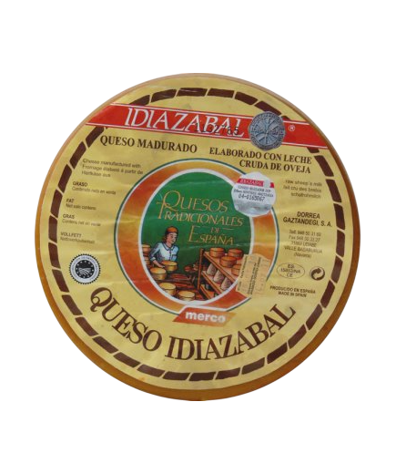 QUESO IDIAZABAL D.O.NAVARRA PIEZA GRANDE..KG