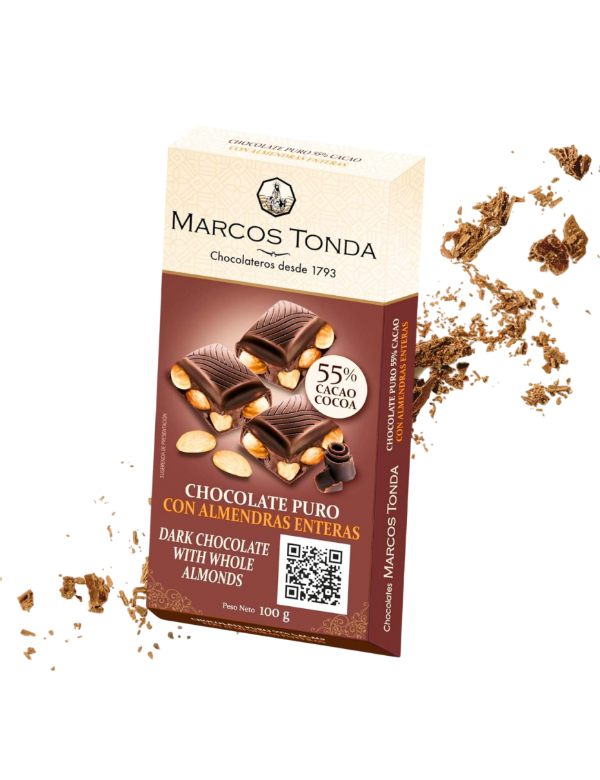 ALMENDRAS AL CACAO MARCOS TONDA P/100G