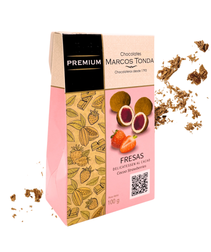 FRESAS AL CACAO MARCOS TONDA P/100G