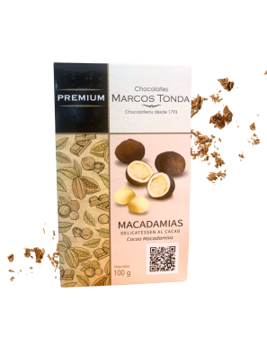 MACADAMIAS AL CACAO MARCOS TONDA P/100G