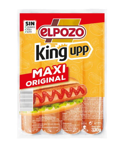 SALCHICHA E/POZO KING ORIGINAL C/12660 P/330 GR