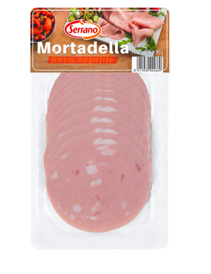 MORTADELA BOLONIA LONCHAS SERRANO B/90 GR