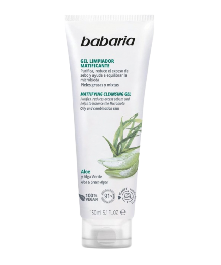 LIMPIADOR FACIAL GEL MATIFICANT ALOE BABARIA 150ML