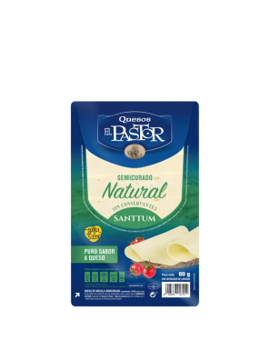 QUESO SEMI NATURAL LONCHAS EL PASTOR 80 GRS