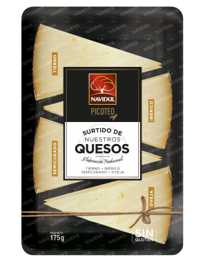 QUESO SURTIDO NAVIDUL C/38153  P/175GR