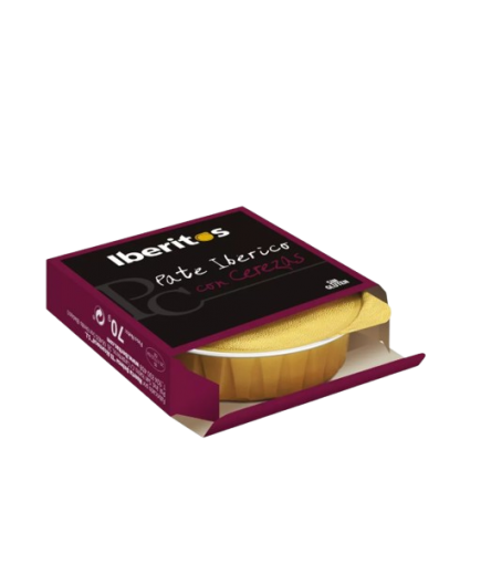 PATE IBERITOS IBERICO CEREZAS JERTE L/70G CES