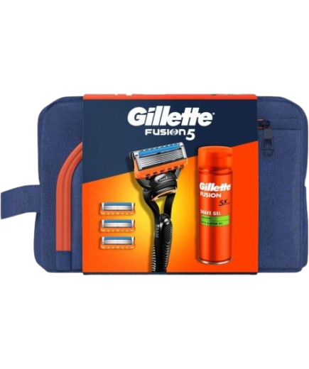 NECESER GILLETTE FUSION5+SET AFEITEADO MAQ+GEL