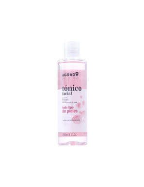 TONICO FACIAL AGRADO TODAS PIELES B/ 250 ML.