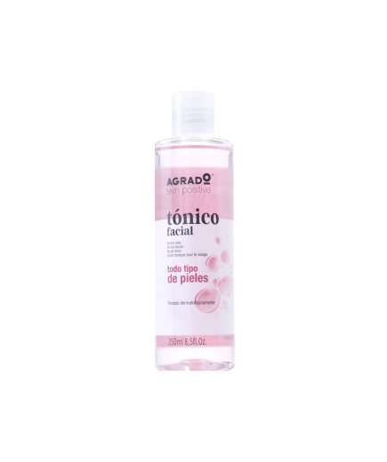 TONICO FACIAL AGRADO TODAS PIELES B/ 250 ML.