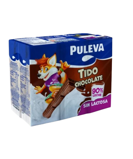 BATIDO CACAO PULEVA SIN LACTOSA P/6UDX200ML