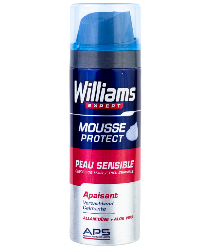 ESPUMA AFEITAR WILLIAMS EXPERT PIEL SENSIBLE 200ML