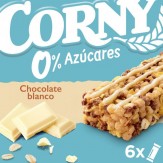 HERO BARRITA CORNY O% CHOCOLATE BLANCO P/6 UD