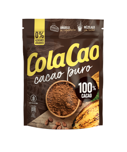 COLA-CAO PURO 100% NATURAL S/AZUCAR B/250 GR