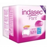 PAÑAL/BRAGA INDASEC PANT M PLUS DISCREET P/12 UD