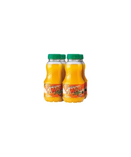 ZUMO SIMON LIFE NARANJA PACK/4UDX20 CL