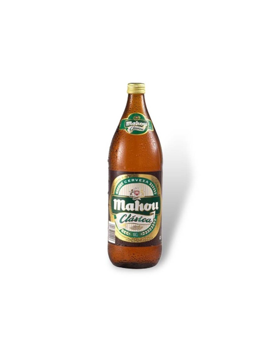 CERVEZA MAHOU CLASICA BOTELLA 1 L