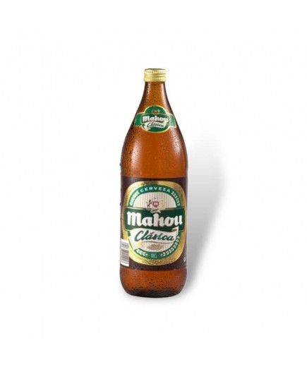 CERVEZA MAHOU CLASICA BOTELLA 1 L