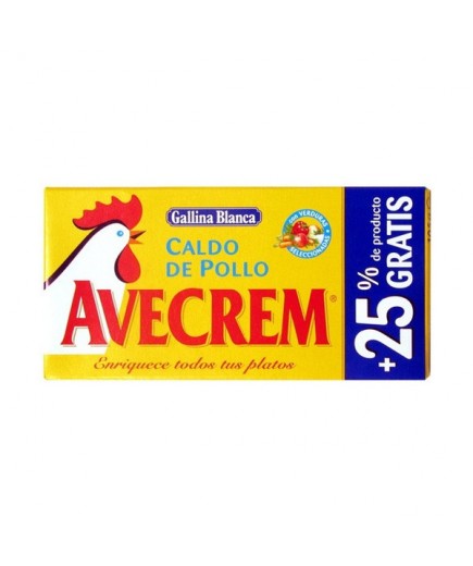 CALDO POLLO AVECREM  8+ PAST.E/120GR