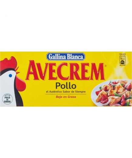 CALDO POLLO AVECREM 12+ PAST.E/126 GR