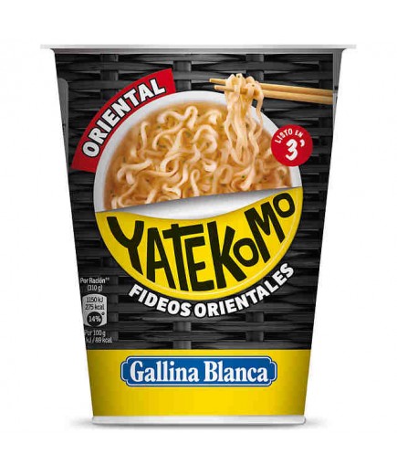 FIDEOS ORIENTALES YATEKOMO ORIENTAL VASO 61 GR