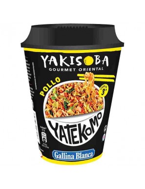 FIDEOS ORIENTALES YAKISOBA POLLO VASO 93 GR