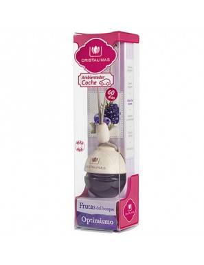 AMBIENTADOR COCHE CRISTALINAS FRUTAS BOSQUE 6ML.