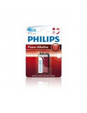 PILAS PHILIPS/ENER ALK. POWER LIFE 6LR6 9V B/1 UD.