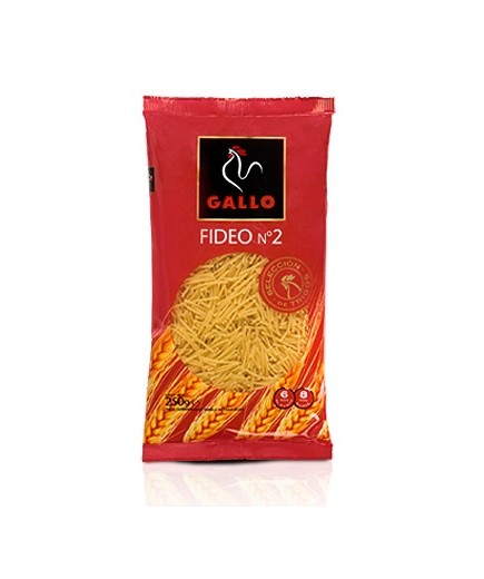 FIDEO GALLO C/2 BOLSA 250 GR