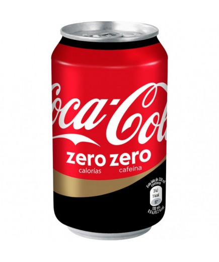 COCA-COLA LATA ZERO+ZERO 33 CL