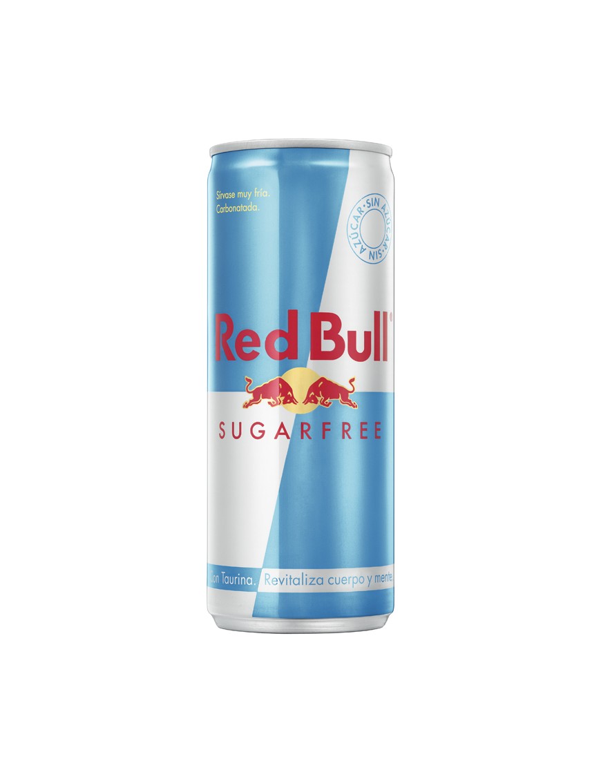 BEBIDA ENERGETICA RED BULL SUGAR FREE LATA 25 CL