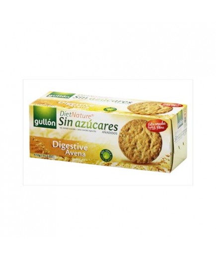 GALLETAS GULLON DIGESTIVE AVENA S/AZUCARES 410GR