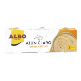 ATUN ALBO CLARO ESCABECHE 92 GR PACK-3 UD