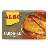 SARDINAS ALBO TOMATE  L/120 GR