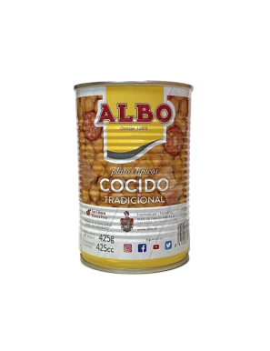 COCIDO DE GARBANZOS ALBO L/425 GR