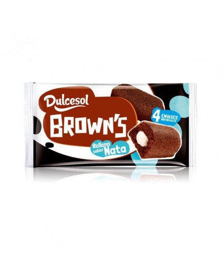 DULCESOL BROWNIE CHOCO B/125.GR 1€