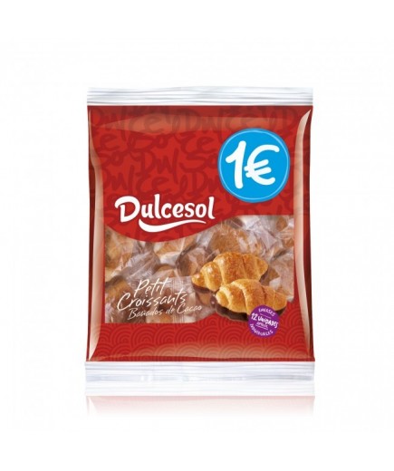 DULCESOL CROISSANTS MINI CACAO B/120 GR 1€