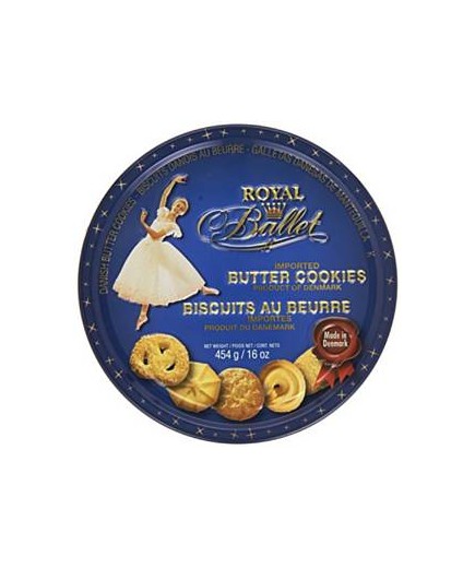 GALLETAS DANISH COOKIES ROYAL BALLET LATA 454 GR