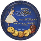 GALLETAS DANISH COOKIES ROYAL BALLET LATA 454 GR