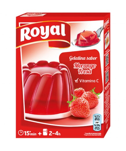 GELATINA FRESA ROYAL ESTUCHE 8 RACIONES 114 GR