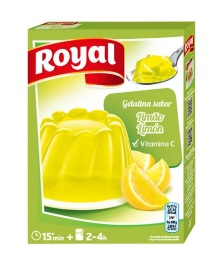 GELATINA LIMON ROYAL ESTUCHE 8 RACION 114 GR