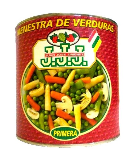 MENESTRA VERDURAS J.J.J.  LATA 3 KG