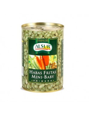 HABAS FRITAS MINI BABY ALSUR LATA 420 GR