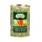 HABAS FRITAS MINI BABY ALSUR LATA 420 GR