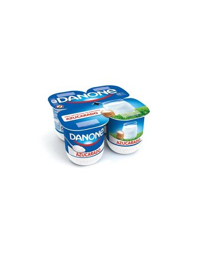 DANONE YOGUR NATURAL AZUCARADO PACK-4 UD